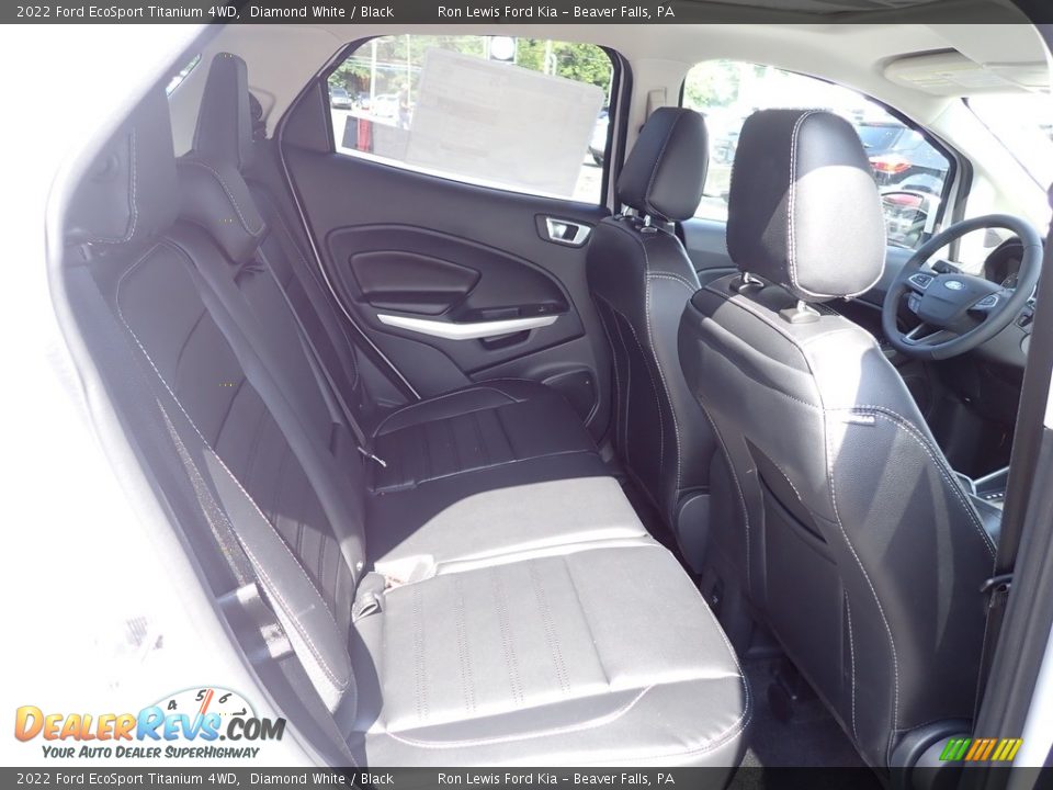 2022 Ford EcoSport Titanium 4WD Diamond White / Black Photo #10