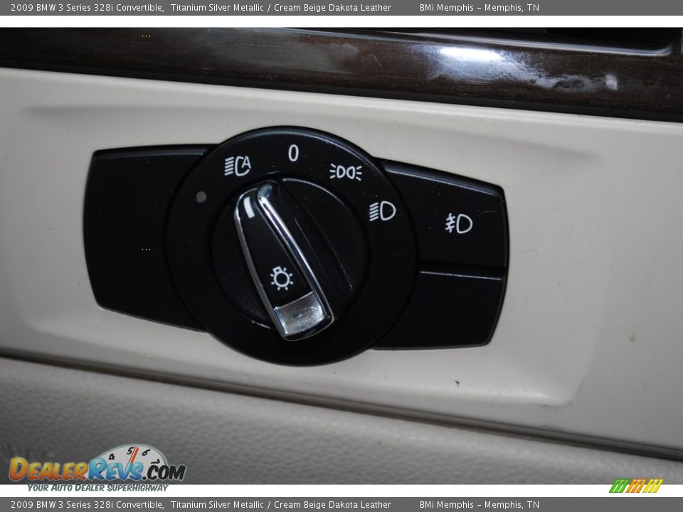 2009 BMW 3 Series 328i Convertible Titanium Silver Metallic / Cream Beige Dakota Leather Photo #21