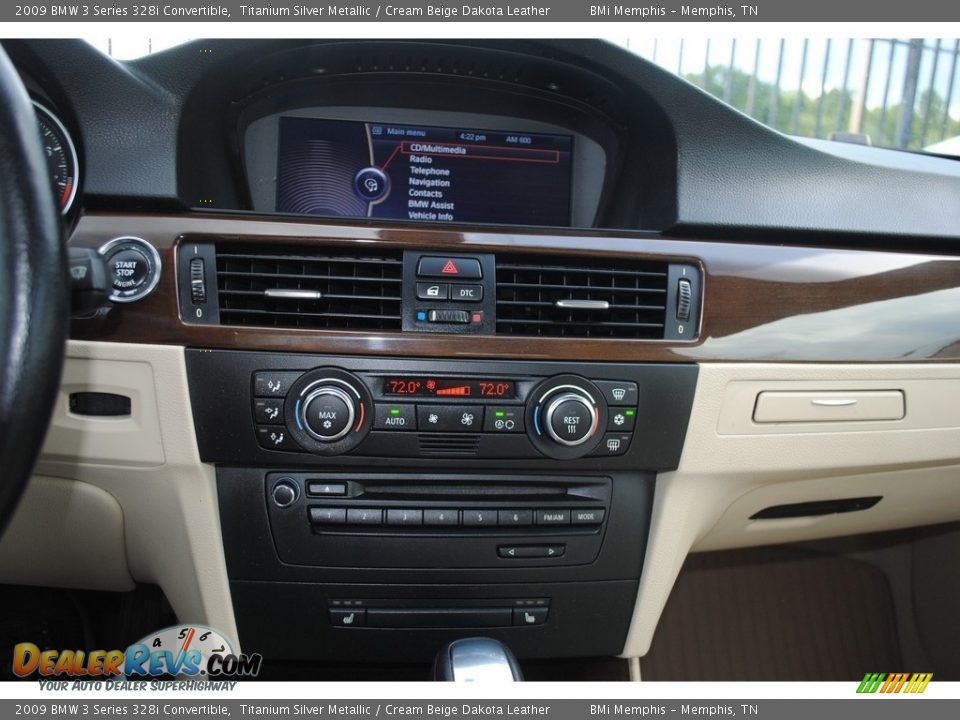 2009 BMW 3 Series 328i Convertible Titanium Silver Metallic / Cream Beige Dakota Leather Photo #22