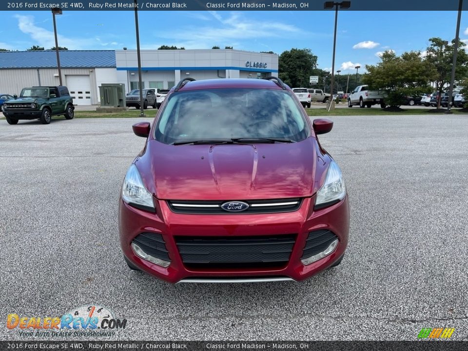 2016 Ford Escape SE 4WD Ruby Red Metallic / Charcoal Black Photo #2