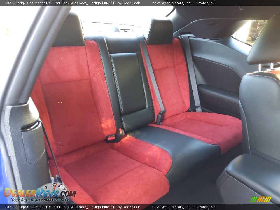 Rear Seat of 2022 Dodge Challenger R/T Scat Pack Widebody Photo #14