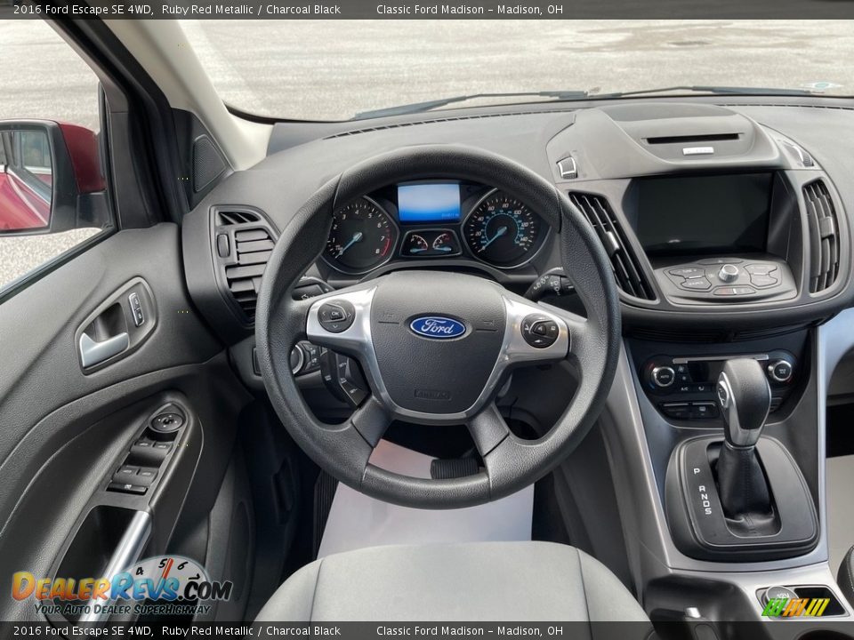 2016 Ford Escape SE 4WD Ruby Red Metallic / Charcoal Black Photo #9