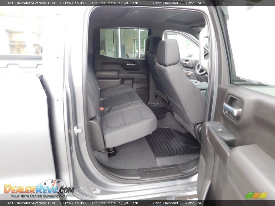 2021 Chevrolet Silverado 1500 LT Crew Cab 4x4 Satin Steel Metallic / Jet Black Photo #23