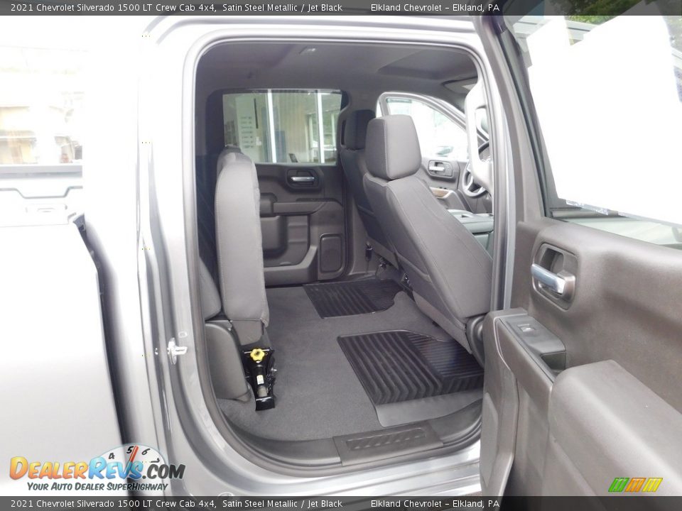 2021 Chevrolet Silverado 1500 LT Crew Cab 4x4 Satin Steel Metallic / Jet Black Photo #25