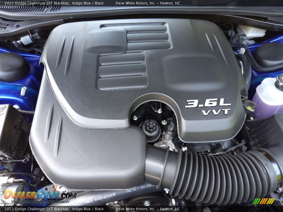 2022 Dodge Challenger SXT Blacktop Indigo Blue / Black Photo #10