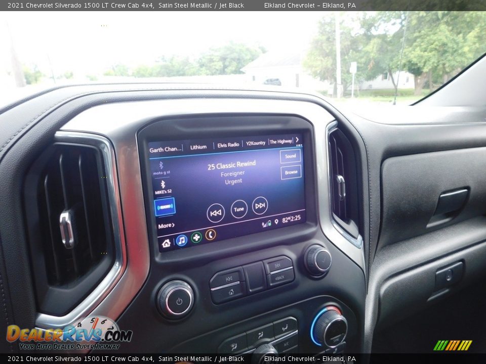 2021 Chevrolet Silverado 1500 LT Crew Cab 4x4 Satin Steel Metallic / Jet Black Photo #31