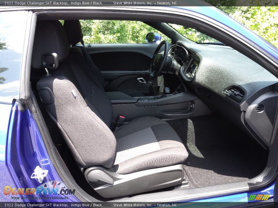 2022 Dodge Challenger SXT Blacktop Indigo Blue / Black Photo #16