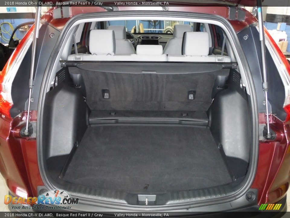 2018 Honda CR-V EX AWD Basque Red Pearl II / Gray Photo #27