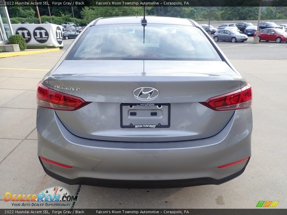 2022 Hyundai Accent SEL Forge Gray / Black Photo #3