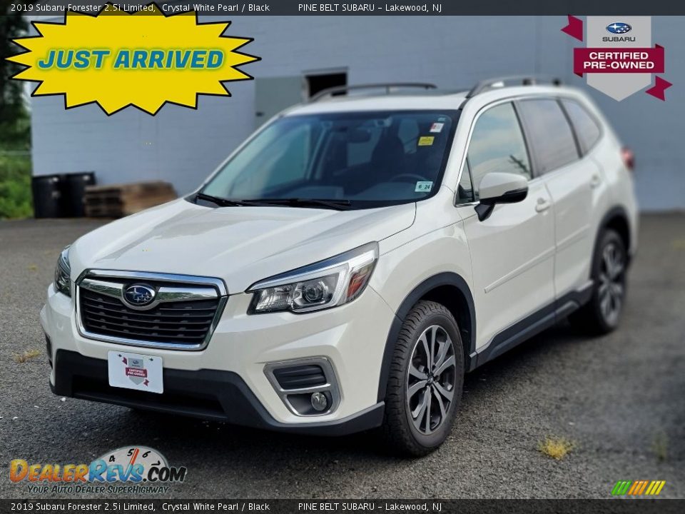 2019 Subaru Forester 2.5i Limited Crystal White Pearl / Black Photo #1