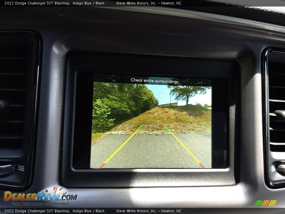 2022 Dodge Challenger SXT Blacktop Indigo Blue / Black Photo #22