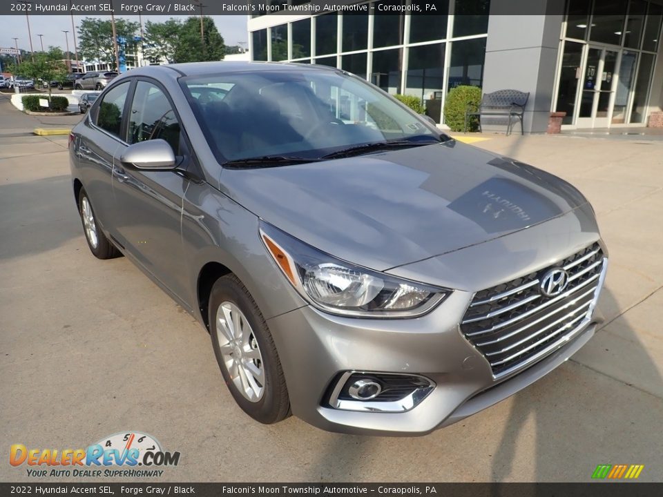 2022 Hyundai Accent SEL Forge Gray / Black Photo #8