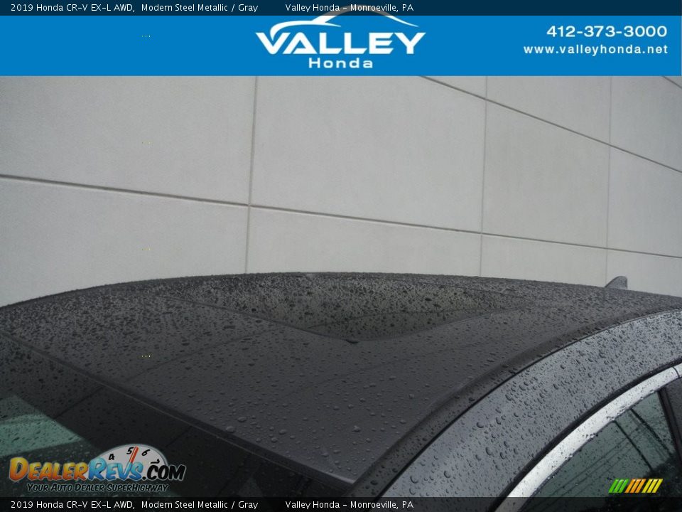 2019 Honda CR-V EX-L AWD Modern Steel Metallic / Gray Photo #3