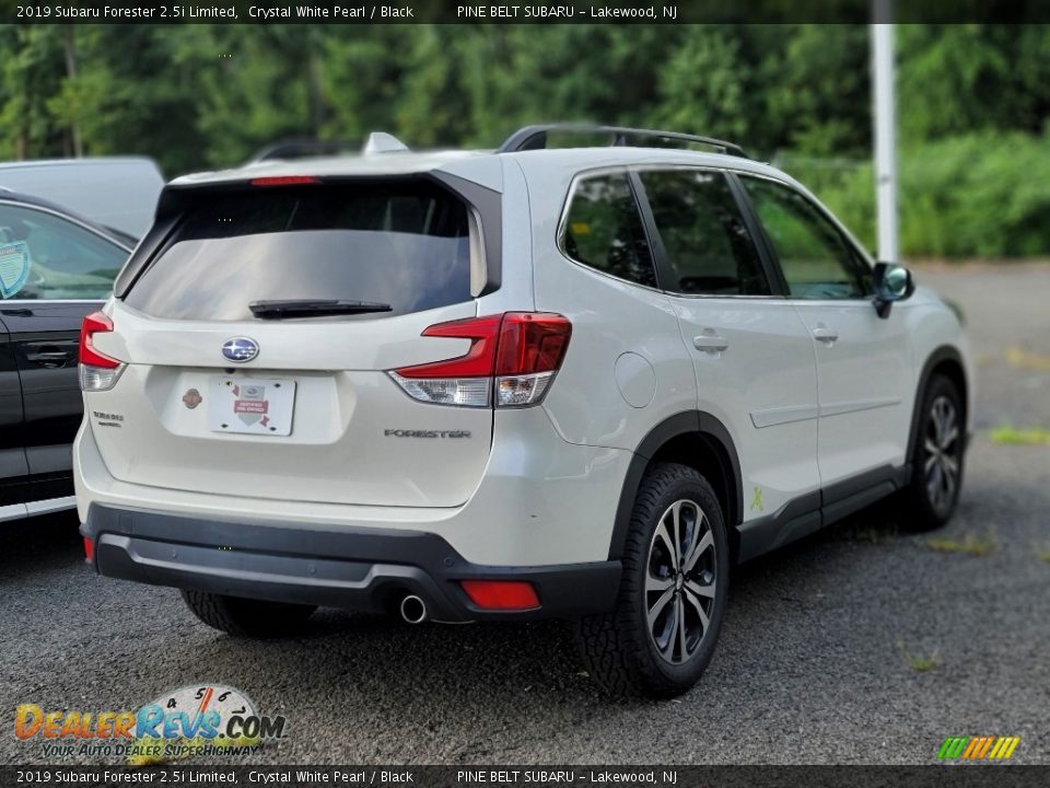 2019 Subaru Forester 2.5i Limited Crystal White Pearl / Black Photo #7