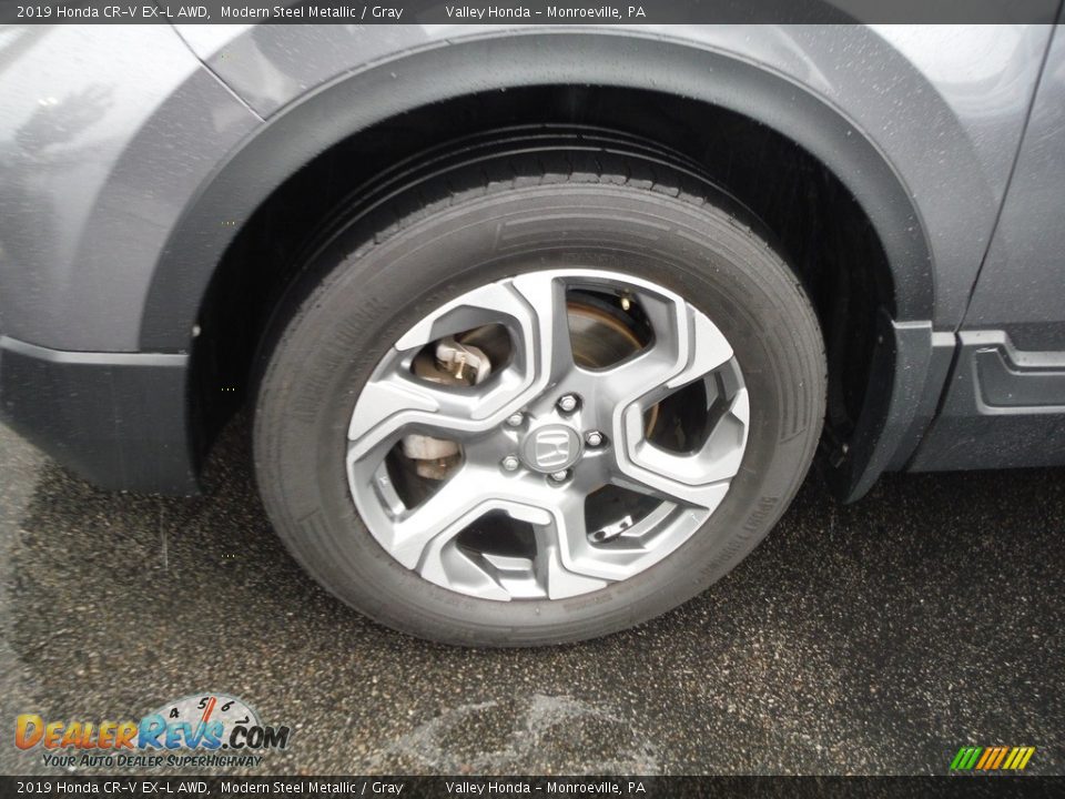 2019 Honda CR-V EX-L AWD Modern Steel Metallic / Gray Photo #4