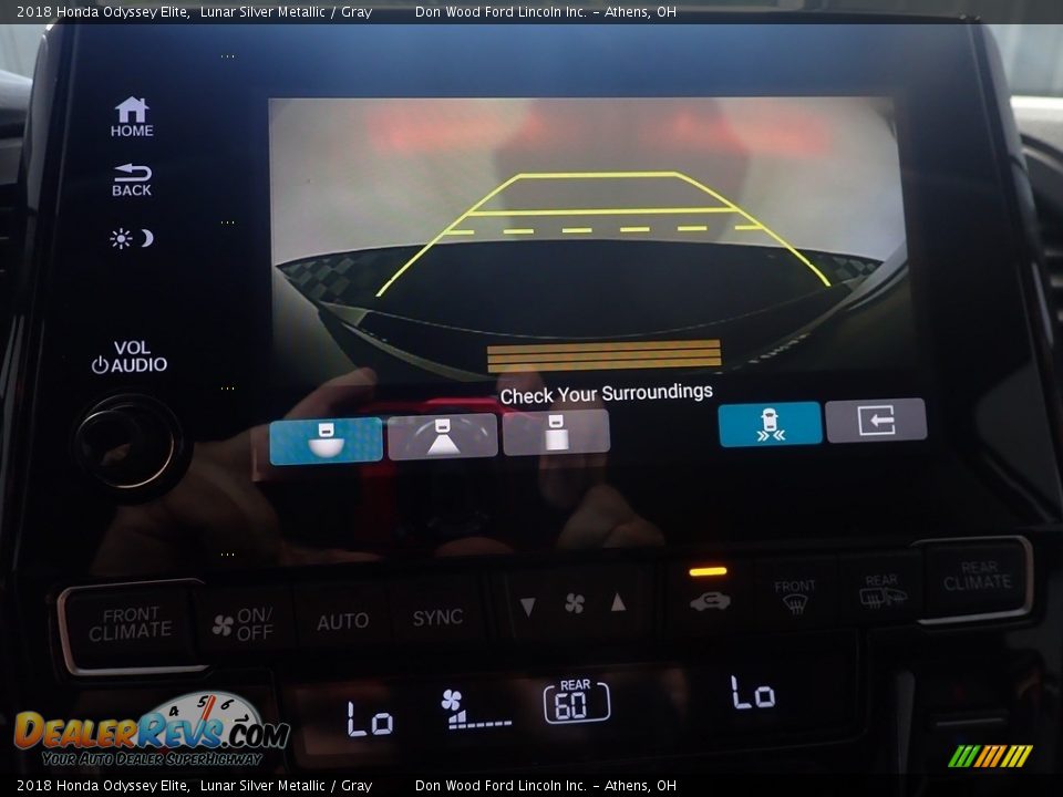 2018 Honda Odyssey Elite Lunar Silver Metallic / Gray Photo #4