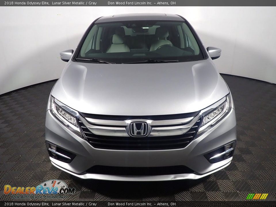 2018 Honda Odyssey Elite Lunar Silver Metallic / Gray Photo #8