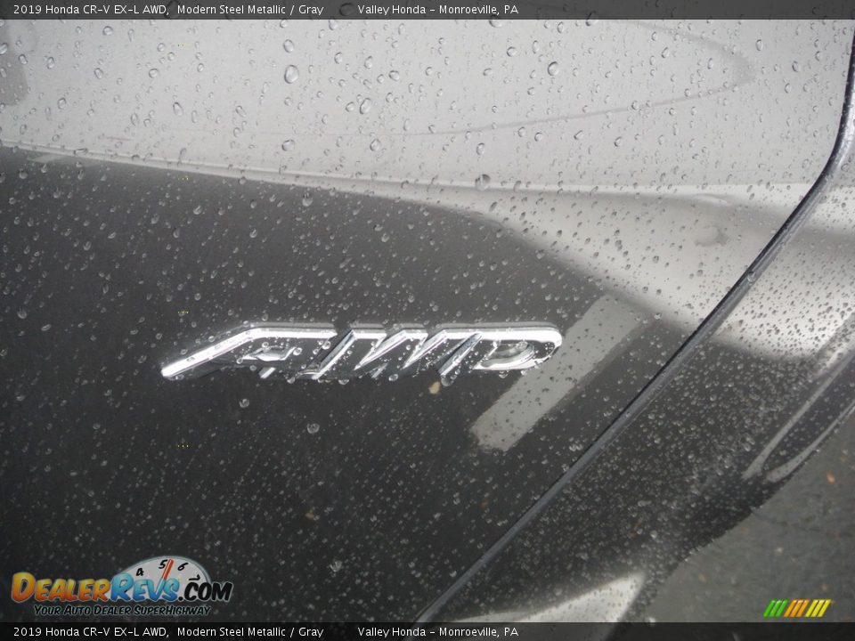 2019 Honda CR-V EX-L AWD Modern Steel Metallic / Gray Photo #8