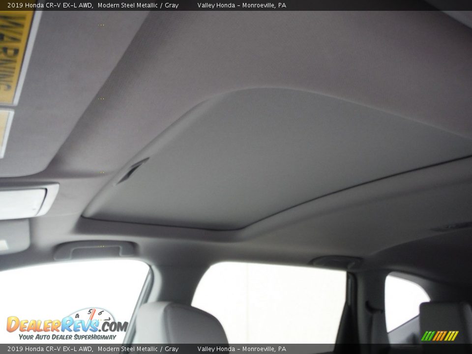 2019 Honda CR-V EX-L AWD Modern Steel Metallic / Gray Photo #10