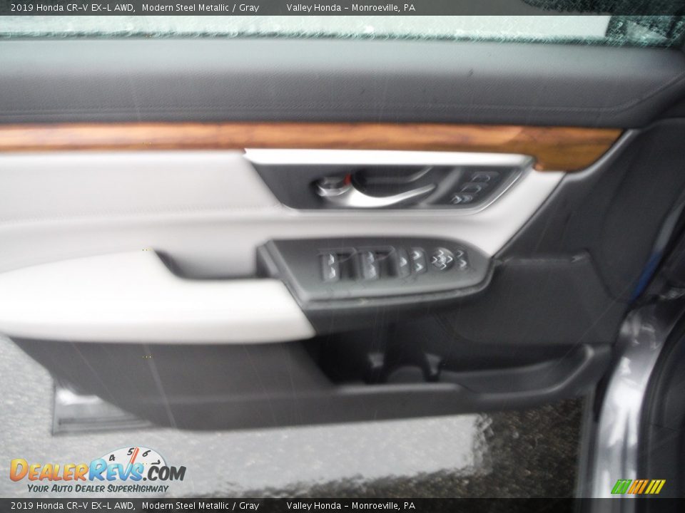 2019 Honda CR-V EX-L AWD Modern Steel Metallic / Gray Photo #11