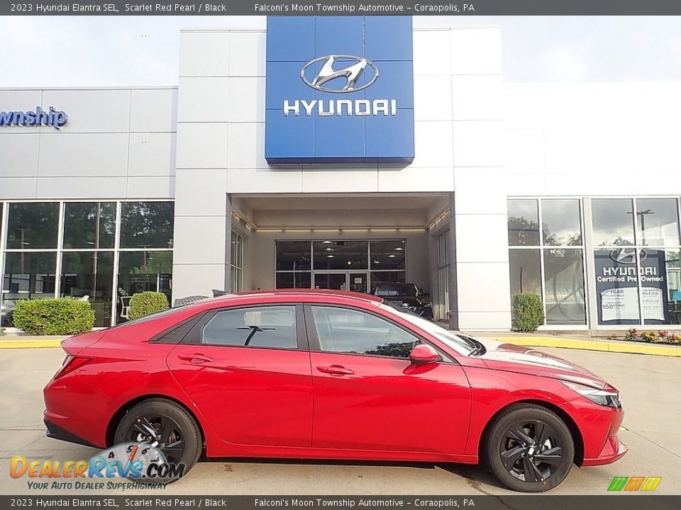 2023 Hyundai Elantra SEL Scarlet Red Pearl / Black Photo #1