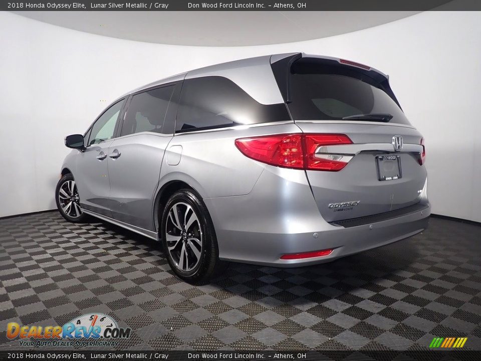 2018 Honda Odyssey Elite Lunar Silver Metallic / Gray Photo #14