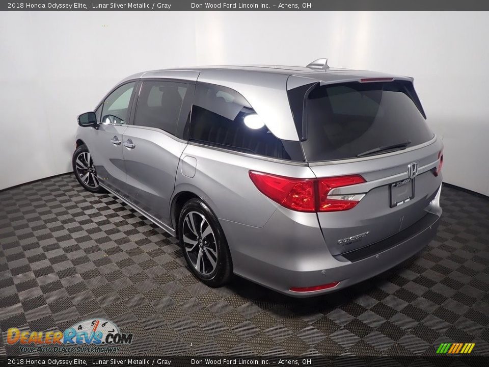 2018 Honda Odyssey Elite Lunar Silver Metallic / Gray Photo #15