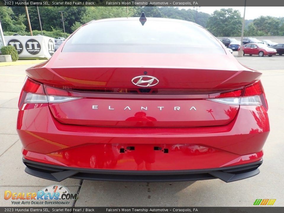 2023 Hyundai Elantra SEL Scarlet Red Pearl / Black Photo #3