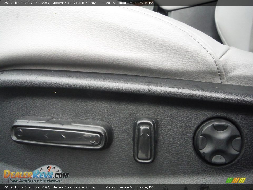 2019 Honda CR-V EX-L AWD Modern Steel Metallic / Gray Photo #15