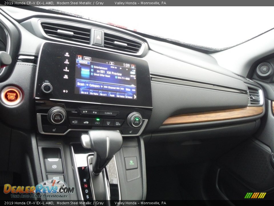 2019 Honda CR-V EX-L AWD Modern Steel Metallic / Gray Photo #17