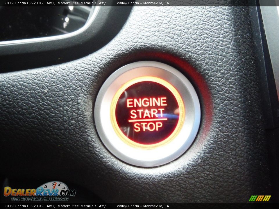 2019 Honda CR-V EX-L AWD Modern Steel Metallic / Gray Photo #18