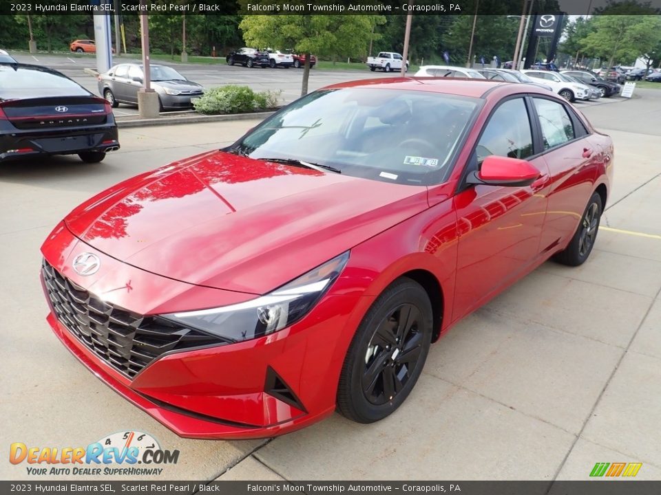 2023 Hyundai Elantra SEL Scarlet Red Pearl / Black Photo #7