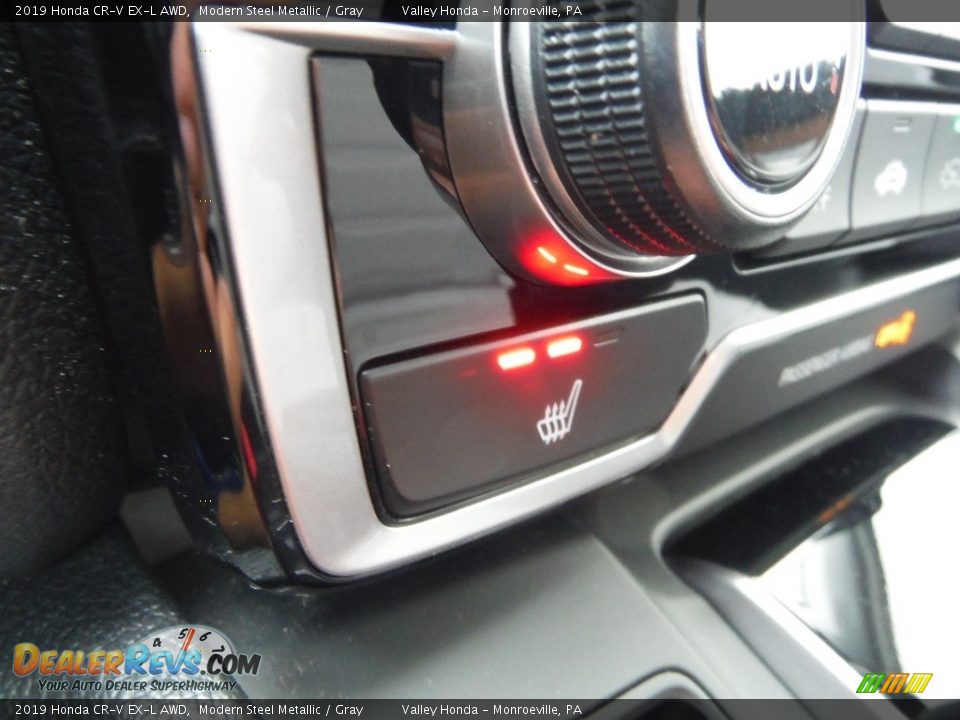 2019 Honda CR-V EX-L AWD Modern Steel Metallic / Gray Photo #19