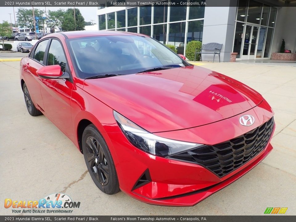 2023 Hyundai Elantra SEL Scarlet Red Pearl / Black Photo #9