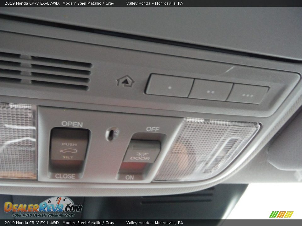 2019 Honda CR-V EX-L AWD Modern Steel Metallic / Gray Photo #22
