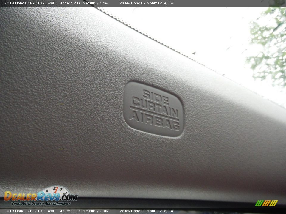 2019 Honda CR-V EX-L AWD Modern Steel Metallic / Gray Photo #23