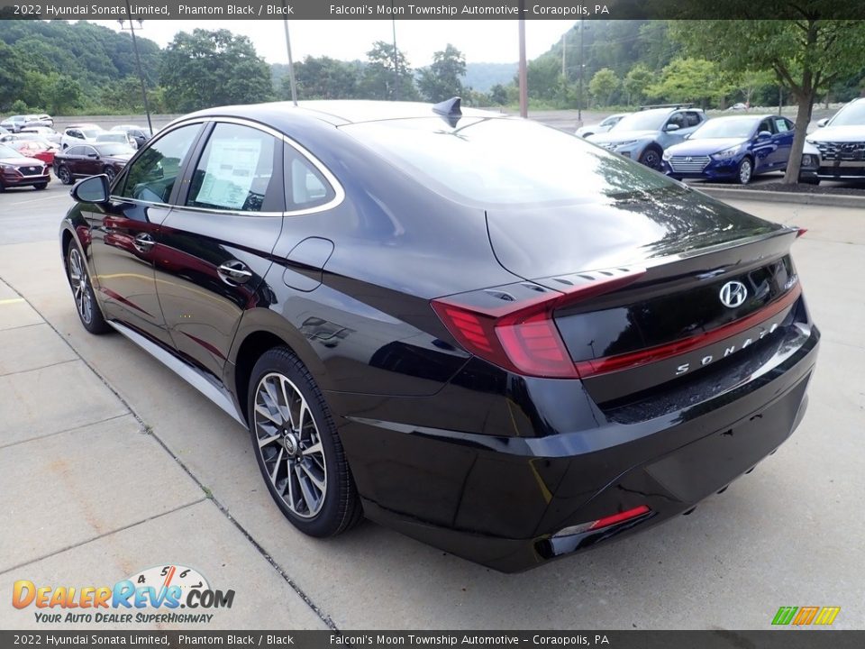 2022 Hyundai Sonata Limited Phantom Black / Black Photo #4