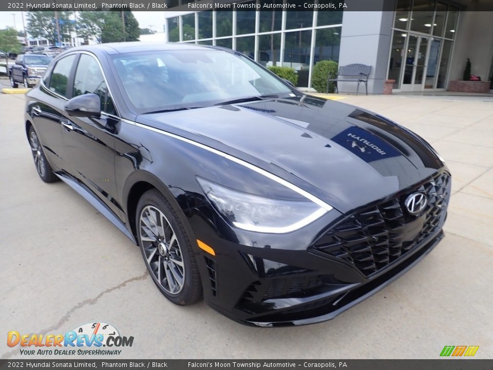 2022 Hyundai Sonata Limited Phantom Black / Black Photo #8