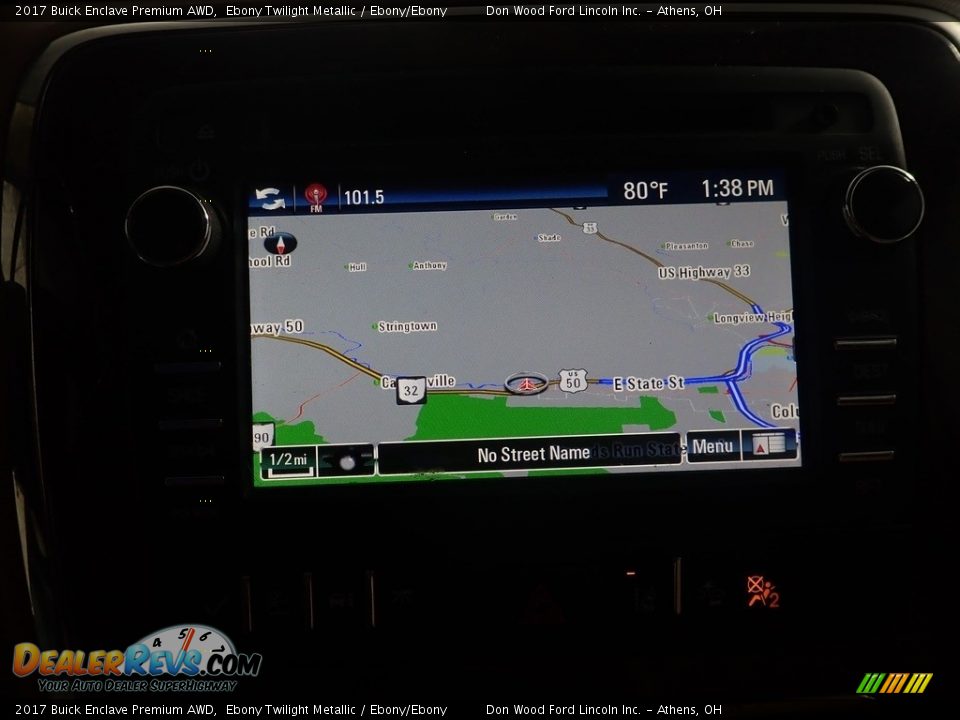 2017 Buick Enclave Premium AWD Ebony Twilight Metallic / Ebony/Ebony Photo #3
