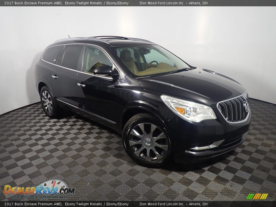2017 Buick Enclave Premium AWD Ebony Twilight Metallic / Ebony/Ebony Photo #5