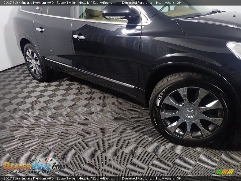 2017 Buick Enclave Premium AWD Ebony Twilight Metallic / Ebony/Ebony Photo #6