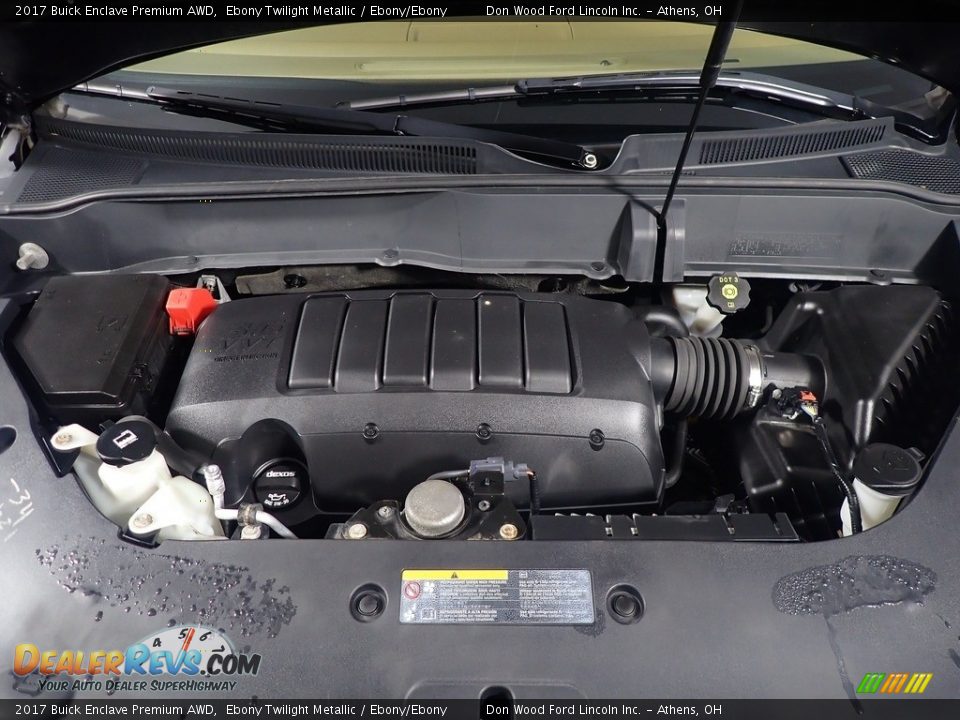 2017 Buick Enclave Premium AWD Ebony Twilight Metallic / Ebony/Ebony Photo #9