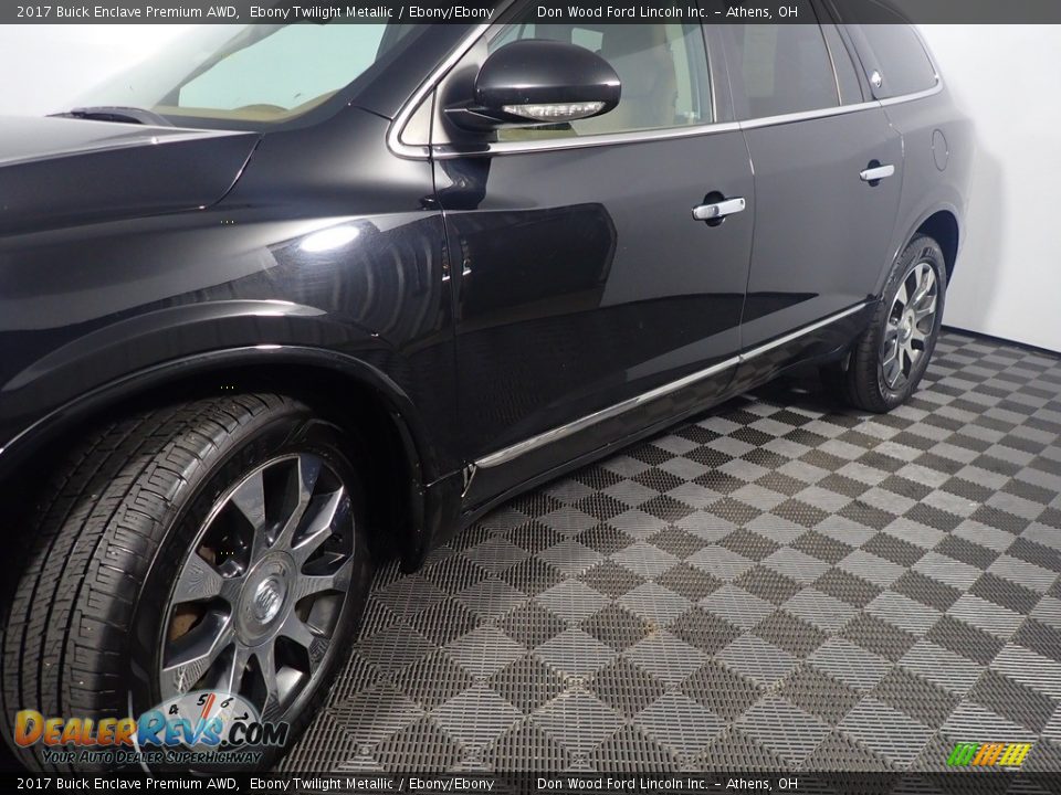 2017 Buick Enclave Premium AWD Ebony Twilight Metallic / Ebony/Ebony Photo #12