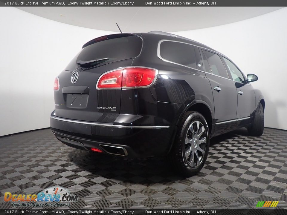 2017 Buick Enclave Premium AWD Ebony Twilight Metallic / Ebony/Ebony Photo #19