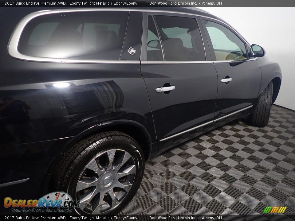 2017 Buick Enclave Premium AWD Ebony Twilight Metallic / Ebony/Ebony Photo #22