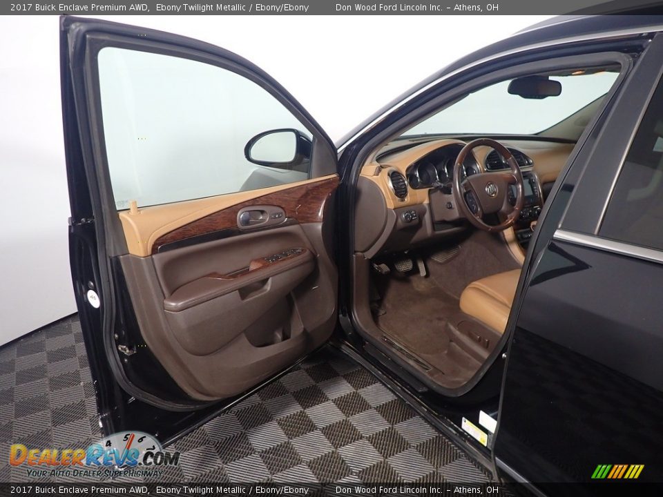 2017 Buick Enclave Premium AWD Ebony Twilight Metallic / Ebony/Ebony Photo #23