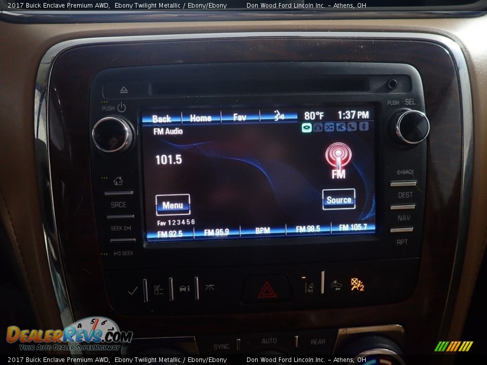 2017 Buick Enclave Premium AWD Ebony Twilight Metallic / Ebony/Ebony Photo #29