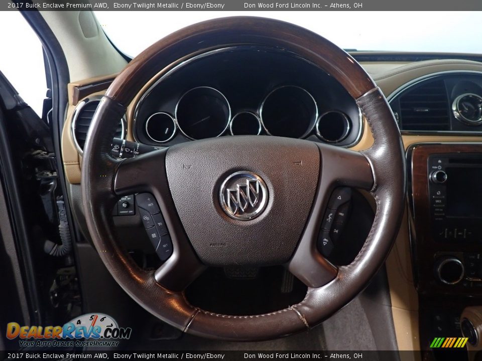 2017 Buick Enclave Premium AWD Ebony Twilight Metallic / Ebony/Ebony Photo #30