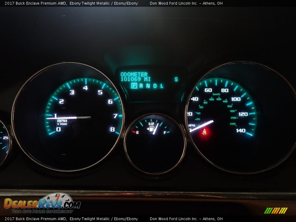 2017 Buick Enclave Premium AWD Ebony Twilight Metallic / Ebony/Ebony Photo #31