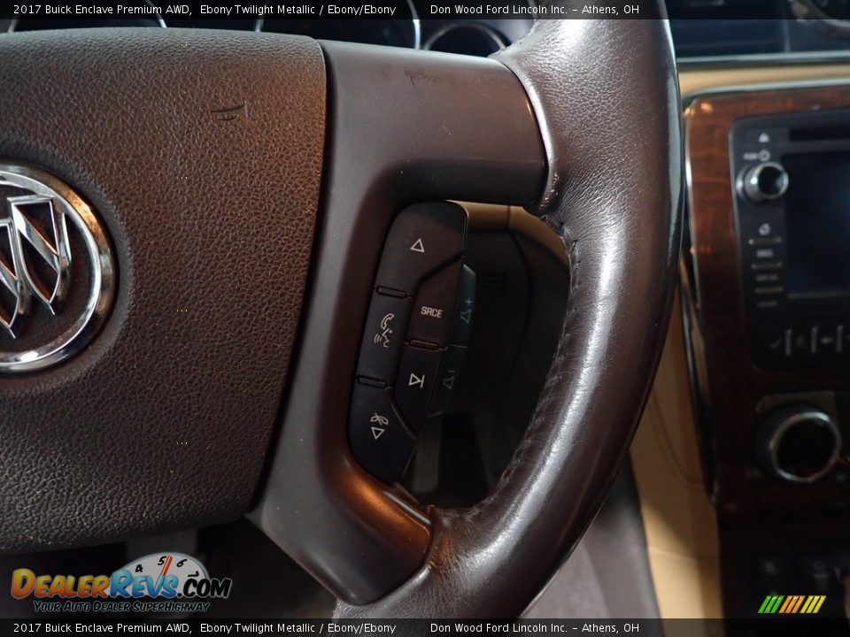 2017 Buick Enclave Premium AWD Ebony Twilight Metallic / Ebony/Ebony Photo #33